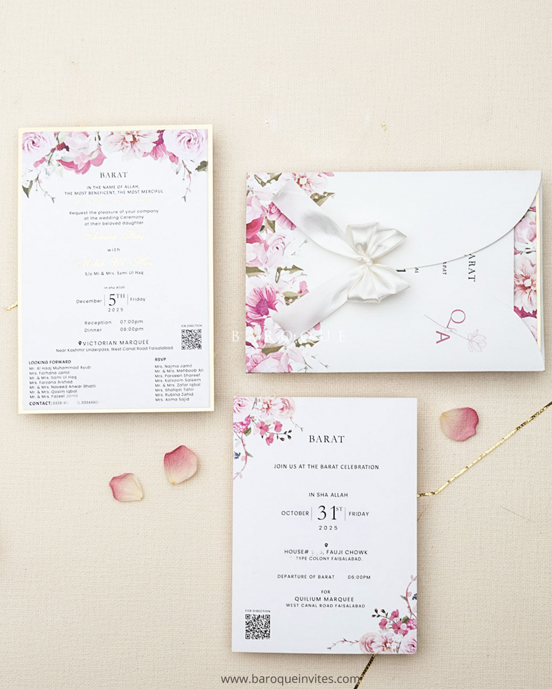 Where two hearts become one story✨
📩 DM us for queries
📱 WhatsApp: +92 317 747 4736
🌐 baroqueinvites.com
Follow us for fresh trends this wedding @baroqueinvite