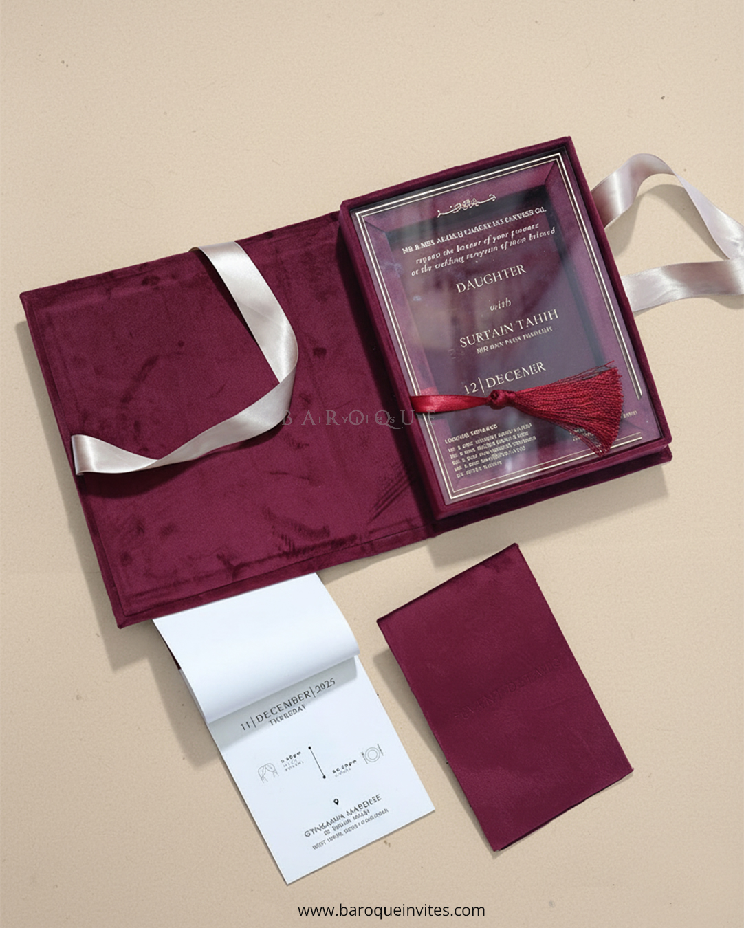 Crafting keepsakes that transcend the ceremony✨
📩 DM us for queries
📱 WhatsApp: +92 317 747 4736
🌐 baroqueinvites.com
Follow us for fresh trends this wedding season! @baroqueinvite