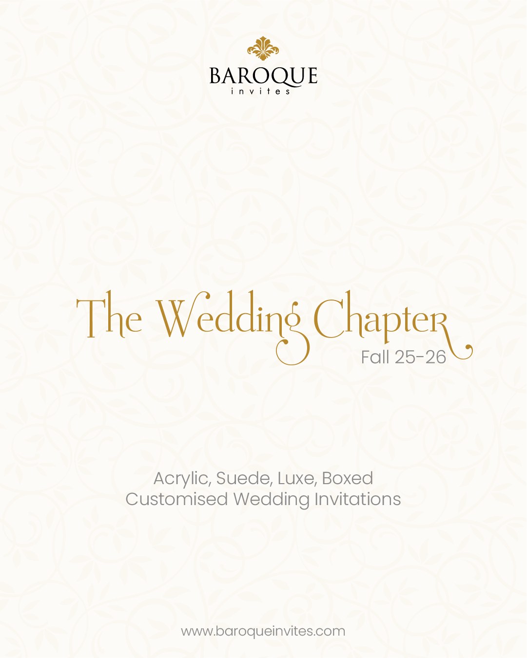 📩 DM us for queries
📱 WhatsApp: +92 317 747 4736
🌐 baroqueinvites.com
Follow us for fresh trends this wedding season! @baroqueinvite